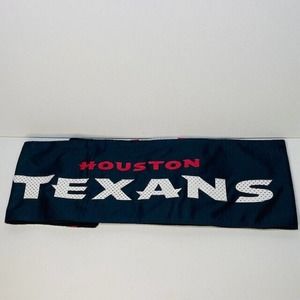 Houston Texans NFL Jersey Scarf with Hidden Zip Pocket Jersey Fabric NWOT